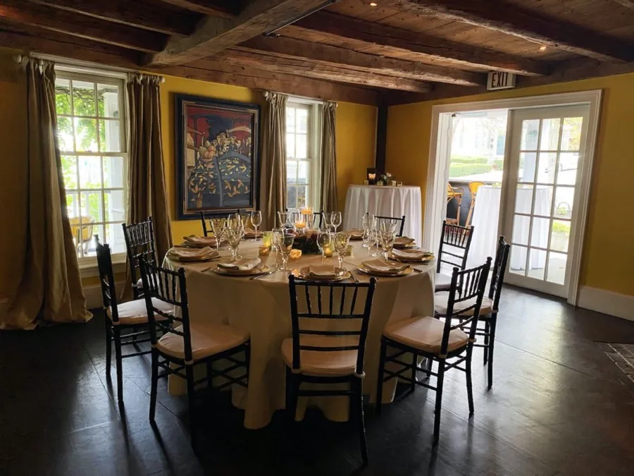 The Winter Garden Room with natural light at The Red Lion Tavern